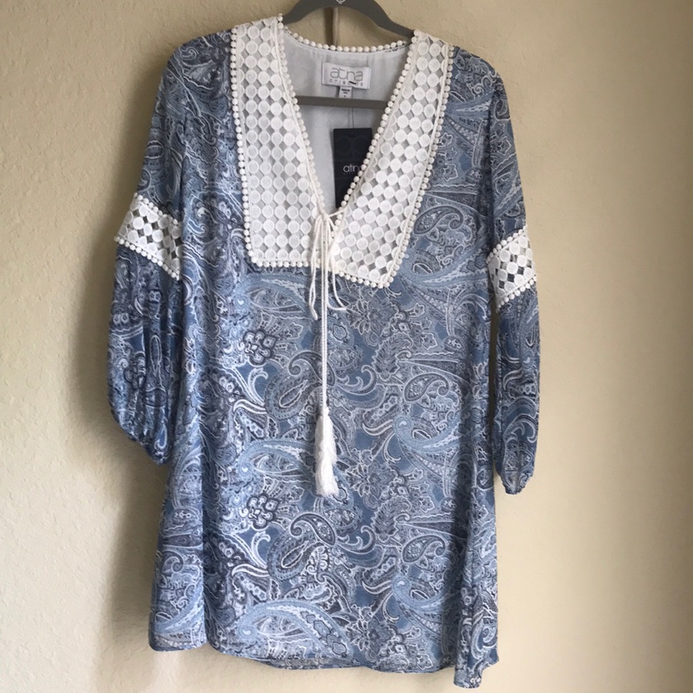 Atina Cristina Audrey Dress / Tunic size SM NWT $180